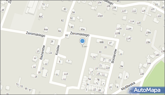 Tarnowskie Góry, Żeromskiego Stefana, 88ad, mapa Tarnowskie Góry