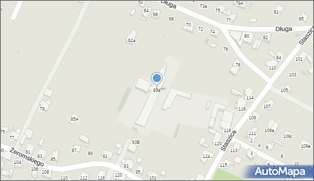 Tarnowskie Góry, Żeromskiego Stefana, 93a, mapa Tarnowskie Góry