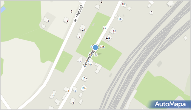 Terespol, Żeromskiego Stefana, 12, mapa Terespol