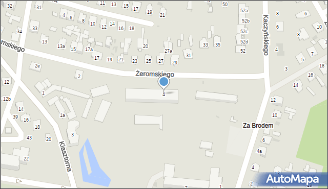 Tomaszów Lubelski, Żeromskiego Stefana, 4, mapa Tomaszów Lubelski