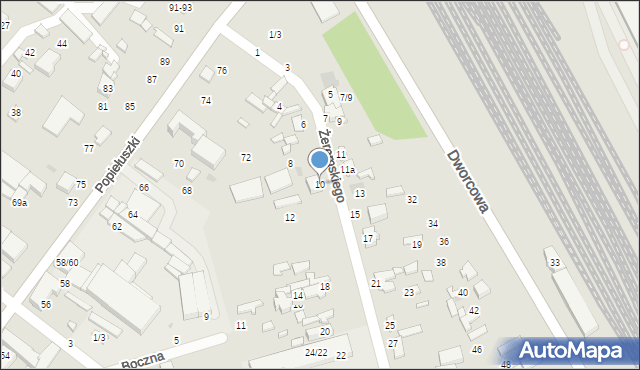 Tomaszów Mazowiecki, Żeromskiego Stefana, 10, mapa Tomaszów Mazowiecki