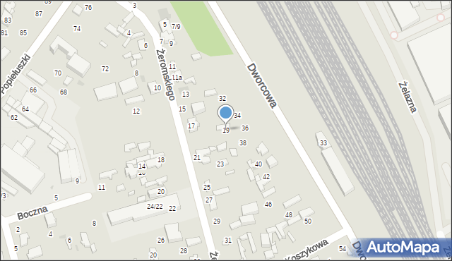 Tomaszów Mazowiecki, Żeromskiego Stefana, 19, mapa Tomaszów Mazowiecki