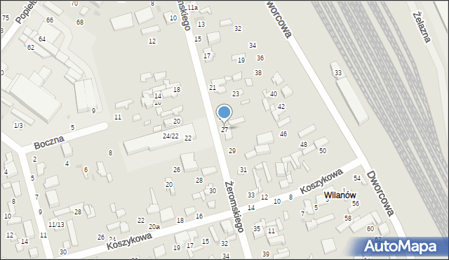 Tomaszów Mazowiecki, Żeromskiego Stefana, 27, mapa Tomaszów Mazowiecki