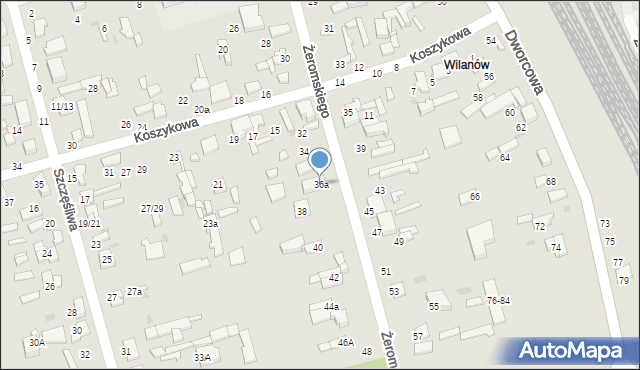 Tomaszów Mazowiecki, Żeromskiego Stefana, 36a, mapa Tomaszów Mazowiecki