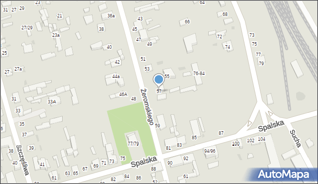 Tomaszów Mazowiecki, Żeromskiego Stefana, 57, mapa Tomaszów Mazowiecki