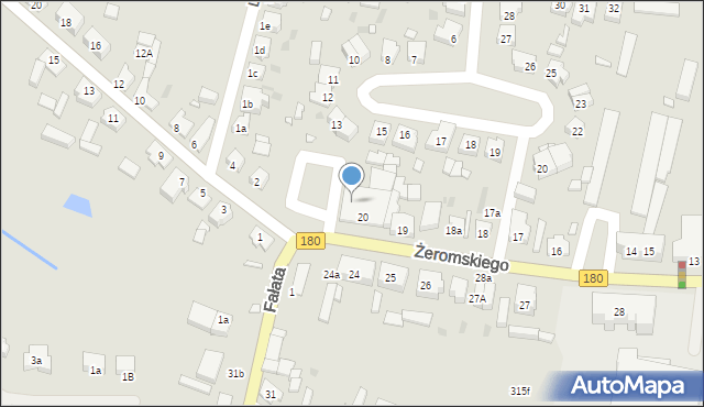 Trzcianka, Żeromskiego Stefana, 21, mapa Trzcianka