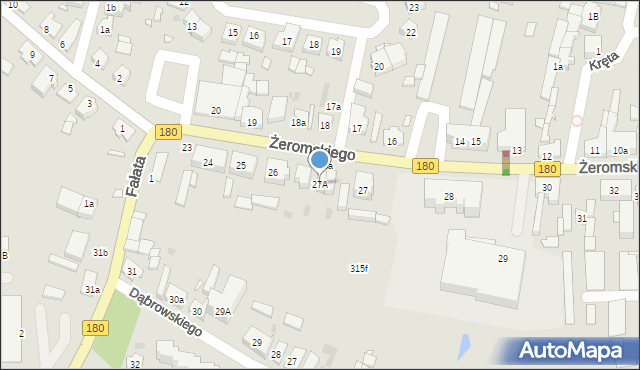 Trzcianka, Żeromskiego Stefana, 27A, mapa Trzcianka