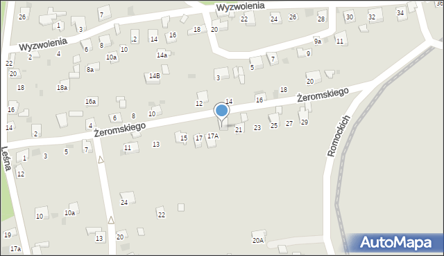 Trzebinia, Żeromskiego Stefana, 19, mapa Trzebinia