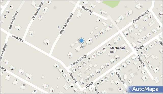 Trzemeszno, Żeromskiego Stefana, 28, mapa Trzemeszno