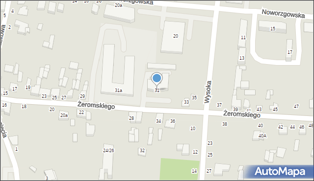 Tuszyn, Żeromskiego Stefana, 31, mapa Tuszyn