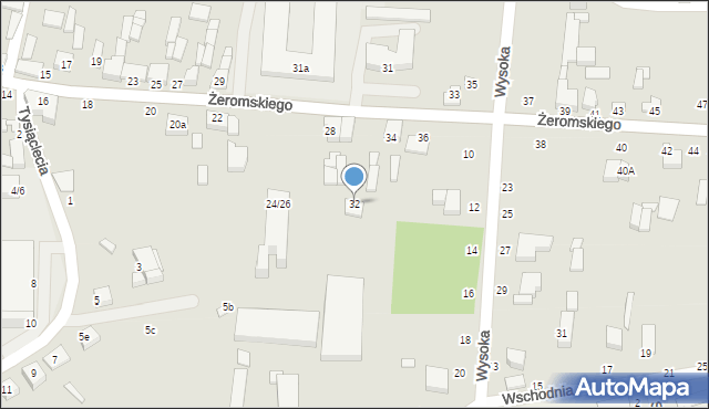 Tuszyn, Żeromskiego Stefana, 32, mapa Tuszyn