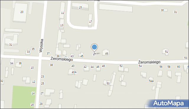 Tuszyn, Żeromskiego Stefana, 47, mapa Tuszyn