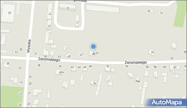 Tuszyn, Żeromskiego Stefana, 49, mapa Tuszyn