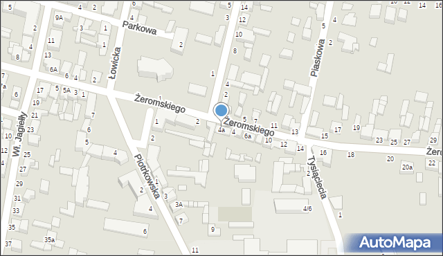 Tuszyn, Żeromskiego Stefana, 4c, mapa Tuszyn