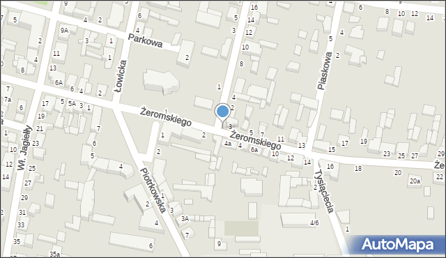 Tuszyn, Żeromskiego Stefana, 4d, mapa Tuszyn