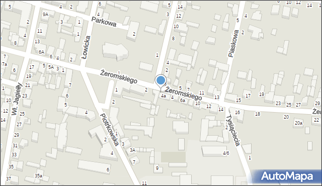 Tuszyn, Żeromskiego Stefana, 4f, mapa Tuszyn
