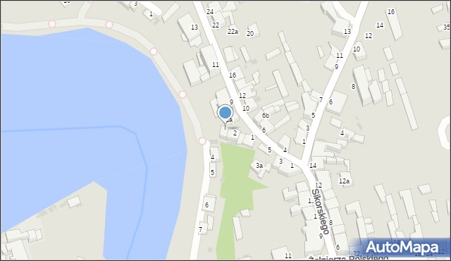 Wąbrzeźno, Żeglarska, 3, mapa Wąbrzeźno