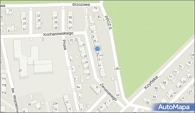 Wągrowiec, Żeromskiego Stefana, 15, mapa Wągrowiec