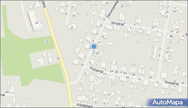 Wałcz, Żeromskiego Stefana, 7, mapa Wałcz