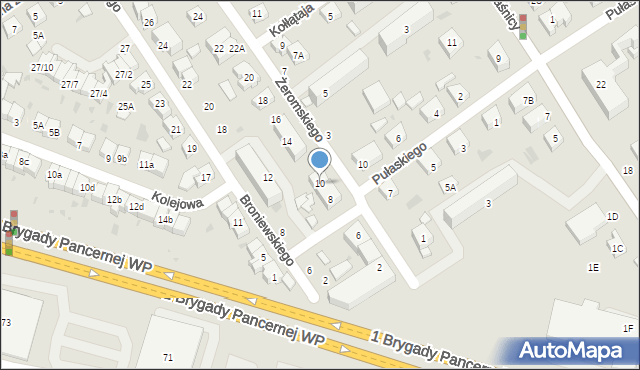 Wejherowo, Żeromskiego Stefana, 10, mapa Wejherowo