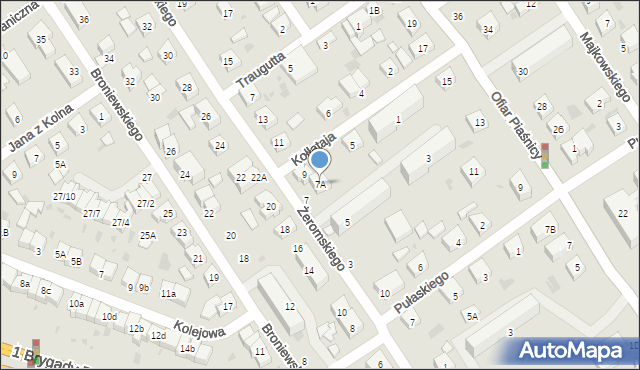 Wejherowo, Żeromskiego Stefana, 7A, mapa Wejherowo