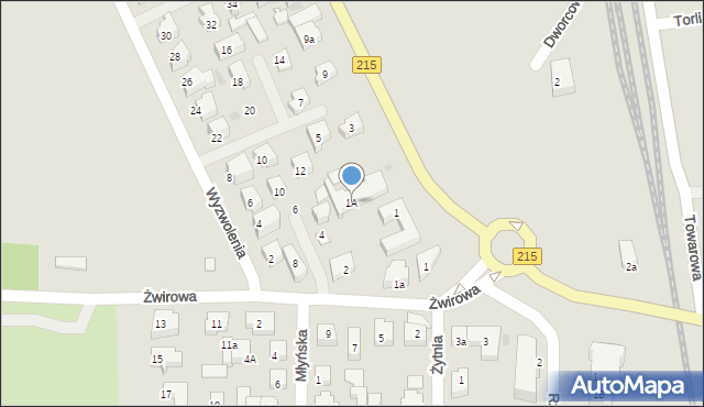 Władysławowo, Żeromskiego Stefana, 1A, mapa Władysławowo