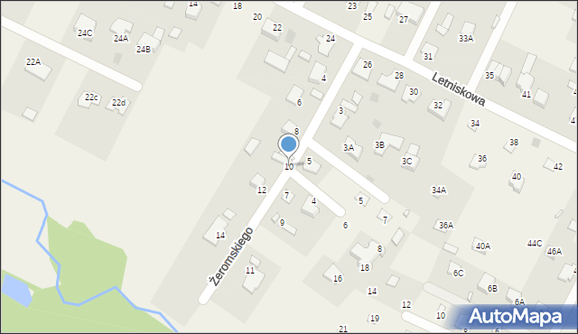 Wola Kopcowa, Żeromskiego Stefana, 10, mapa Wola Kopcowa