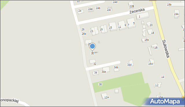 Wrocław, Zegarmistrzowska, 30, mapa Wrocławia