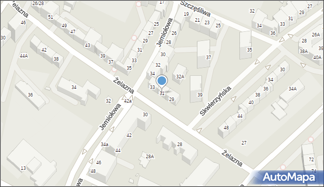 Wrocław, Żelazna, 31, mapa Wrocławia