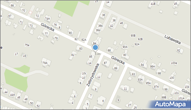 Wrocław, Zebrzydowska, 20, mapa Wrocławia