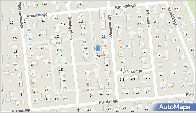 Wyszków, Żeromskiego Stefana, 15A, mapa Wyszków