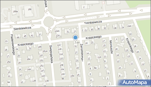 Wyszków, Żeromskiego Stefana, 33, mapa Wyszków