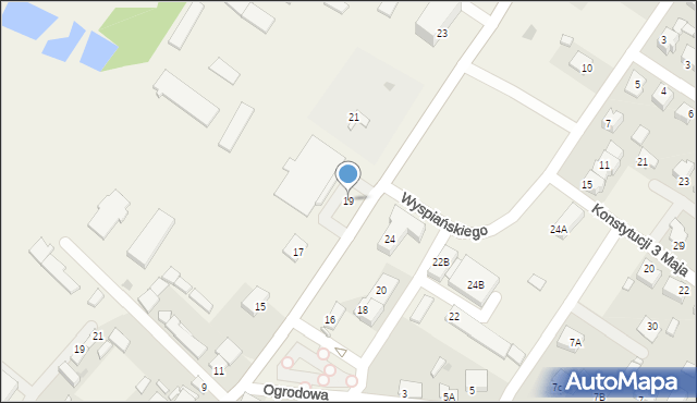 Zakrzówek, Żeromskiego Stefana, 19, mapa Zakrzówek