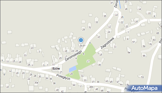 Zawiercie, Żeromskiego Stefana, 27, mapa Zawiercie