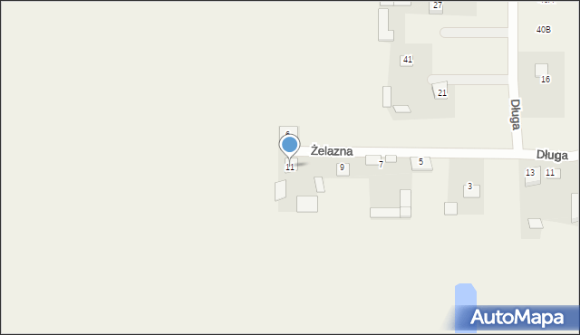 Żdżar, Żelazna, 11, mapa Żdżar