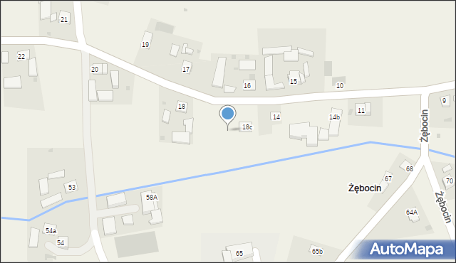 Żębocin, Żębocin, 18b, mapa Żębocin