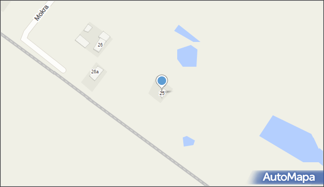 Zębówiec, Zębówiec, 25, mapa Zębówiec