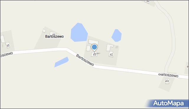 Zębówiec, Zębówiec, 43, mapa Zębówiec