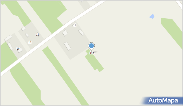 Żebrówka, Żebrówka, 11a, mapa Żebrówka