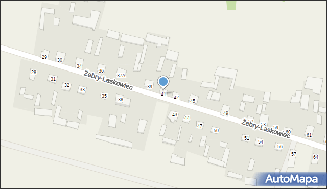 Żebry-Laskowiec, Żebry-Laskowiec, 41, mapa Żebry-Laskowiec