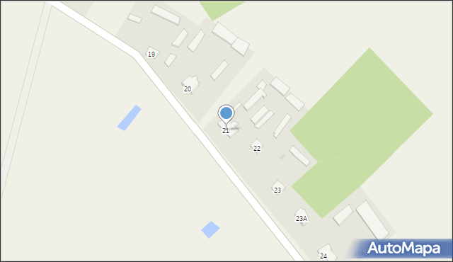 Żebry-Wierzchlas, Żebry-Wierzchlas, 21, mapa Żebry-Wierzchlas