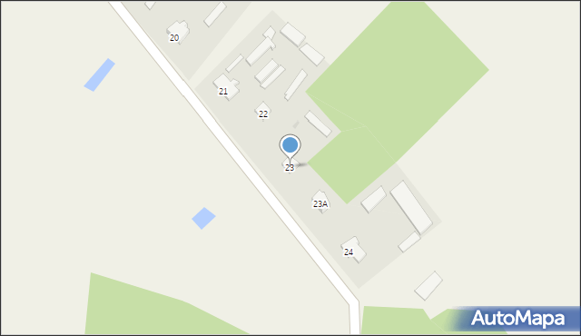 Żebry-Wierzchlas, Żebry-Wierzchlas, 23, mapa Żebry-Wierzchlas