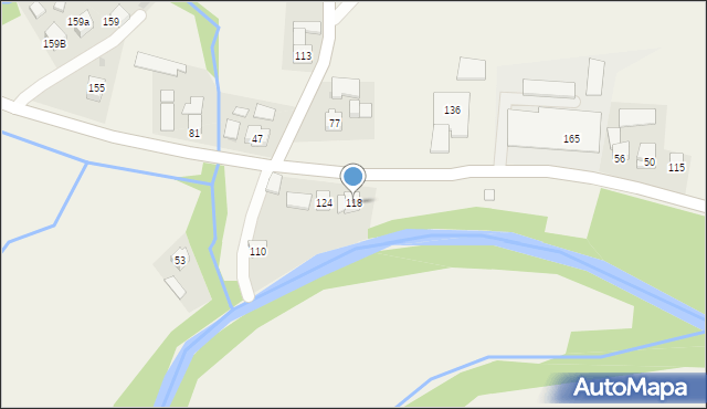 Zegartowice, Zegartowice, 118, mapa Zegartowice