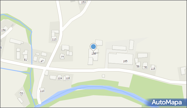 Zegartowice, Zegartowice, 136, mapa Zegartowice