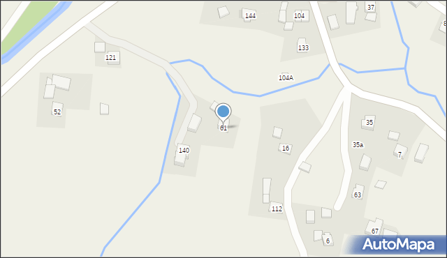 Zegartowice, Zegartowice, 61, mapa Zegartowice