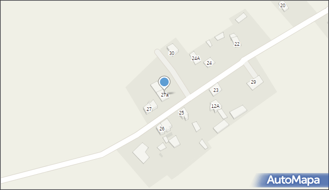 Zegartowice, Zegartowice, 27a, mapa Zegartowice