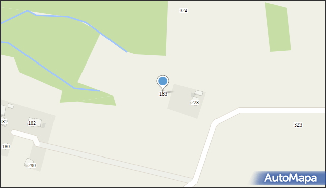 Żeglce, Żeglce, 183, mapa Żeglce