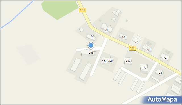 Zegrze Pomorskie, Zegrze Pomorskie, 25d, mapa Zegrze Pomorskie