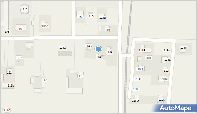 Żelazków, Żelazków, 114, mapa Żelazków