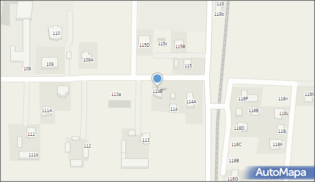 Żelazków, Żelazków, 114B, mapa Żelazków